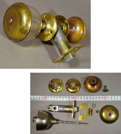画像3: Early-1900's【BELL】built-in Bell Doorknob
