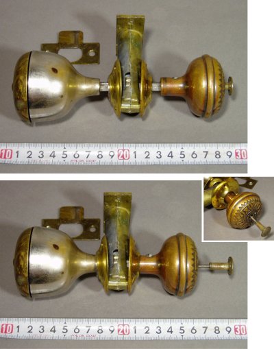 画像2: Early-1900's【BELL】built-in Bell Doorknob