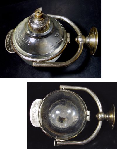 画像2: 1900-10's "N.Y." Glass Liquid Soap Dispenser