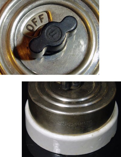 画像2: "超特大" 1910-30's H＆H Porcelain Turn Switch