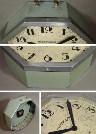 画像3: 1930's French "BRILLIE" Octagon Wall Clock