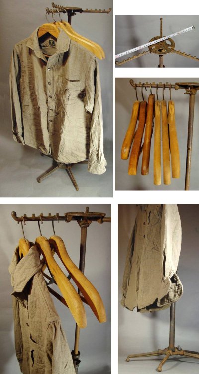 画像3: Early 1920's " McCallum Co." Folding Hanger Rack 【2台セット】