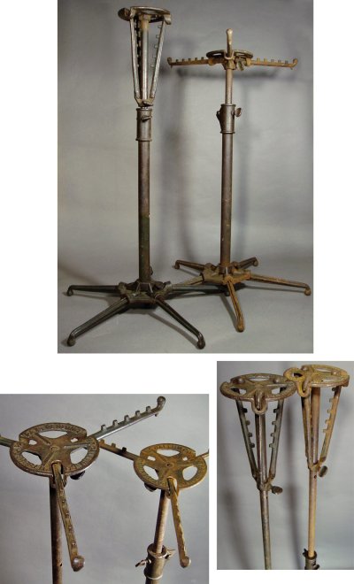 画像1: Early 1920's " McCallum Co." Folding Hanger Rack 【2台セット】