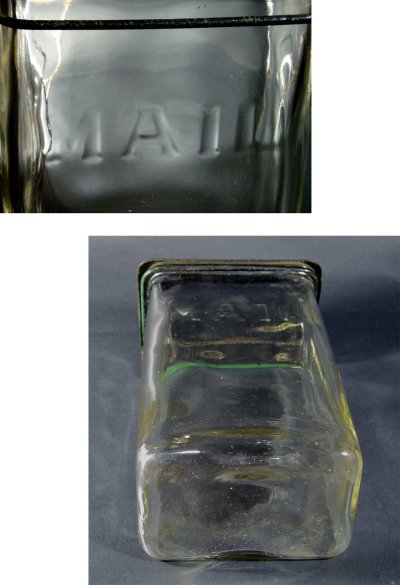 画像2: 1930-40's Wall Mount "VISIBLE" Glass MAIL BOX