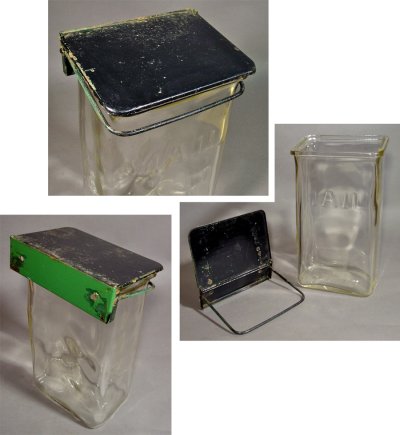 画像3: 1930-40's Wall Mount "VISIBLE" Glass MAIL BOX