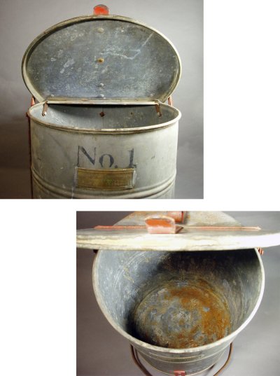画像3: 1930-40's "JUSTRITE" Oily Waste Can