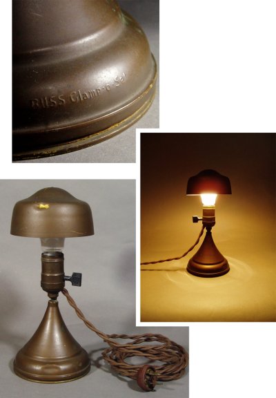 画像1: 1920's "Clamp-o-set" 2-Way Lamp