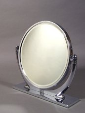 画像1: 1930-40's Art Deco "Chromed" Vanity Mirror (1)