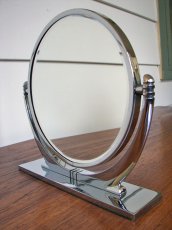 画像2: 1930-40's Art Deco "Chromed" Vanity Mirror (2)