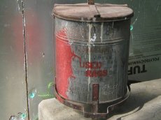 画像2: 1930-40's "JUSTRITE" Oily Waste Can (2)