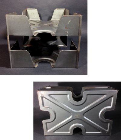 画像2: 1950's "2-tier" Metal Paper Tray