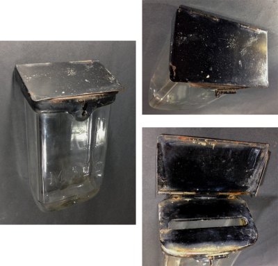 画像1: 1930-40's Wall Mount "VISIBLE" Glass MAIL BOX