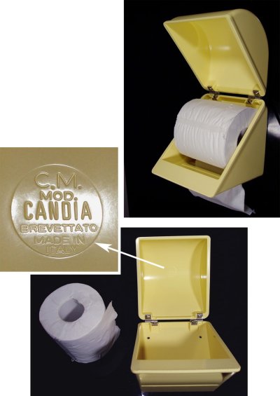 画像2: "MADE IN ITALY" Bakelite Toilet Paper Holder