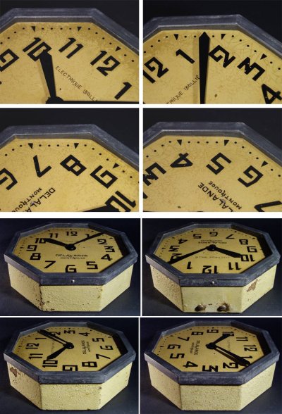 画像3: 1910-30's French Art Déco "BRILLIE" Wall Clock