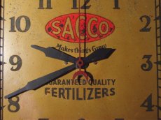 画像2: 1930's "Metal Case" Advertising Wall Clock (2)