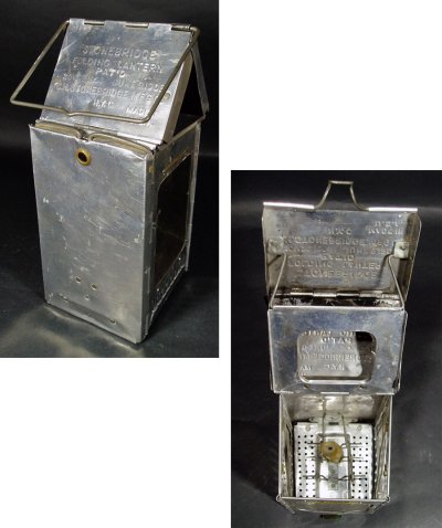 画像2: 1910-20's "Aluminum" Folding Candle Lantern