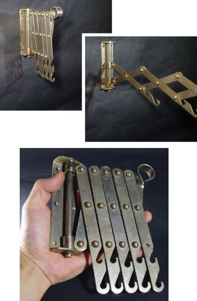 画像2: 1930-40's Steel Garment Hanger Rack