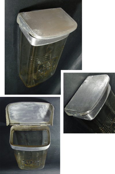 画像1: 1930-40's Wall Mount "VISIBLE" Glass MAIL BOX