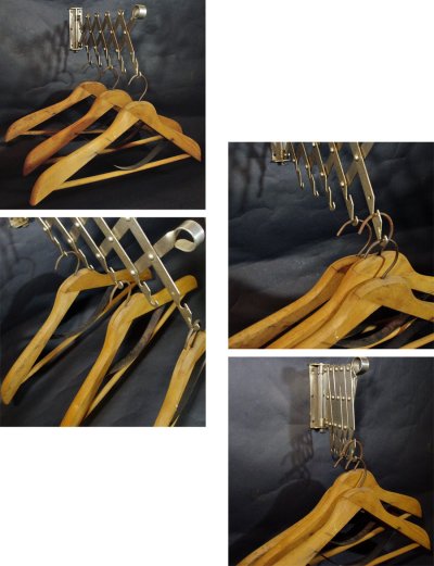 画像1: 1930-40's Steel Garment Hanger Rack