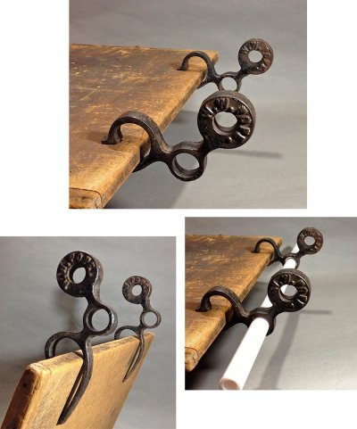 画像2: 1900's Cast Iron "Shelf Mount Brackets" ？