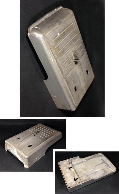 画像2: 1940-50's "STREAMLINE" Cast Metal Wall Mount Mail Box