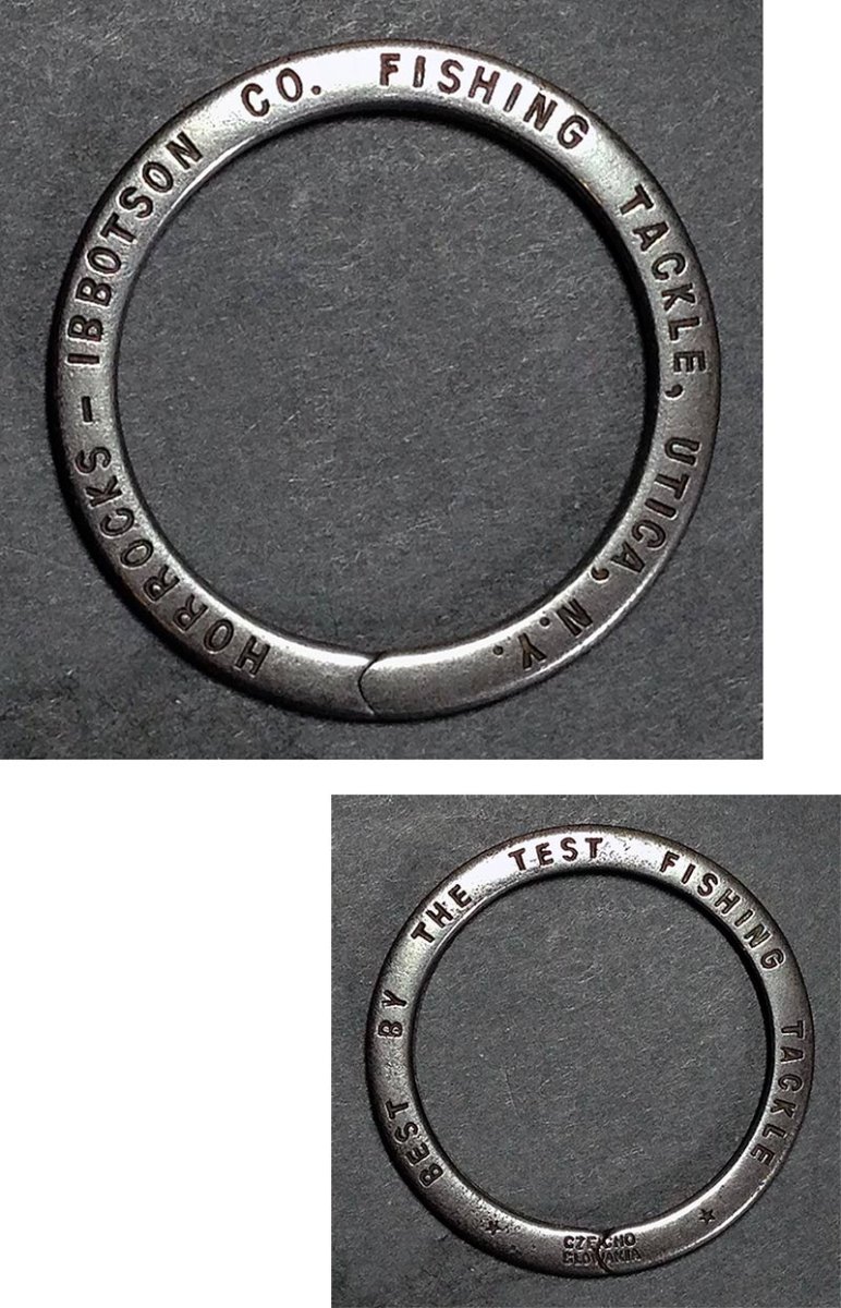 画像1: "☆ FISHING N.Y. ☆" Advertising Key Ring【大径】 (1)