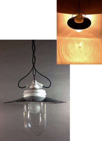 画像1: 1930's German Deco Pendant Light