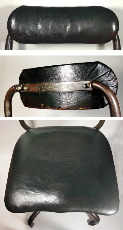 画像2: Early 1930's "Machine age" Swivel Desk Chair