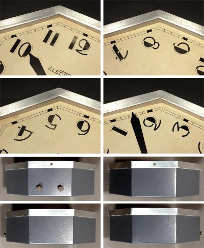 画像3: 1930's French "BRILLIE" Octagon Wall Clock