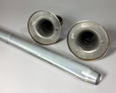 画像3: 1930-50's "Nickel & Clear Glass"  Towel Bar