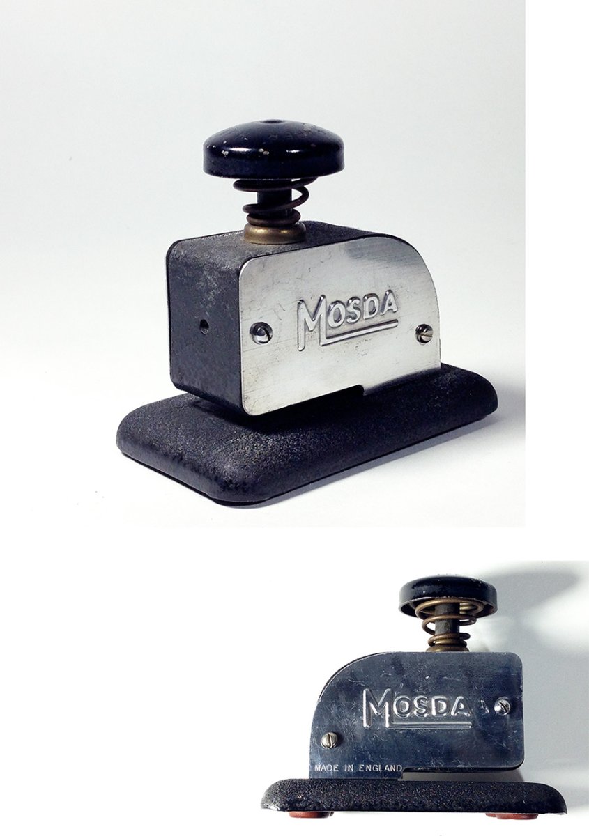画像1: 1940-50's Desktop "Clipless" Paper Fastener (1)