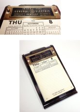 画像2: 1930-40's【G.E.】 "STREAMLINE"  Memo-pad＆Pen holder (2)