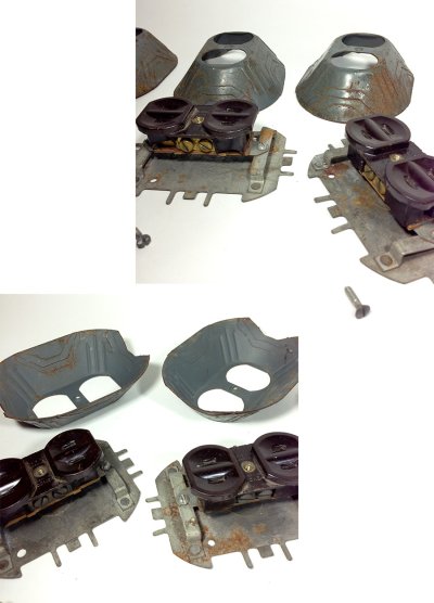 画像2: 1920's Surface Mount Outlets 【4-sets】