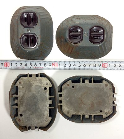 画像3: 1920's Surface Mount Outlets 【4-sets】