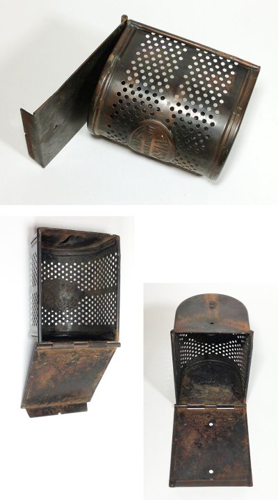 画像2: 1910-20's "N.Y." Steel Mesh Box