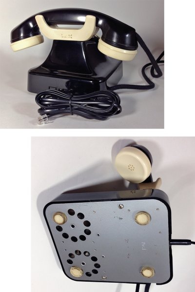 画像3: - 実働品 - German Bakelite Telephone【Black】