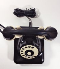 画像5: - 実働品 - German Bakelite Telephone【Black】 (5)