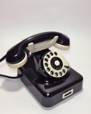 画像3: - 実働品 - German Bakelite Telephone【Black】 (3)