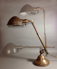 画像3: 1910-20's "O.C.White" Brass Telescopic Desk Lamp　【PROPERTY - B of E - N.Y.CITY】 (3)