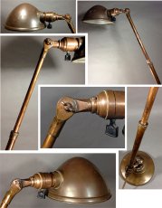 画像5: 1910-20's "O.C.White" Brass Telescopic Desk Lamp　【PROPERTY - B of E - N.Y.CITY】 (5)