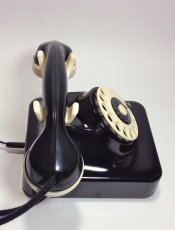 画像4: - 実働品 - German Bakelite Telephone【Black】 (4)