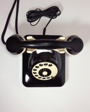 画像5: - 実働品 - German Bakelite Telephone【Black】 (5)
