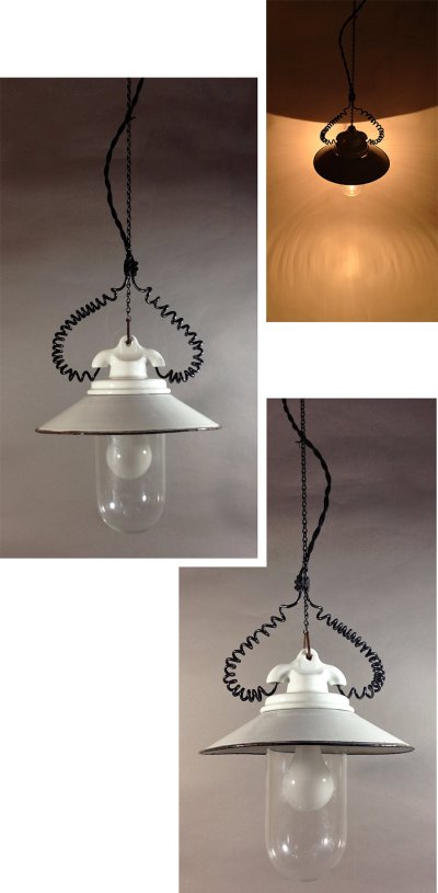 画像1: 1930's German Deco Pendant Light