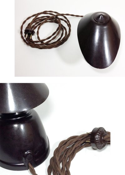 画像2: 1930-40's Germany "Bakelite" 2-Way Lamp