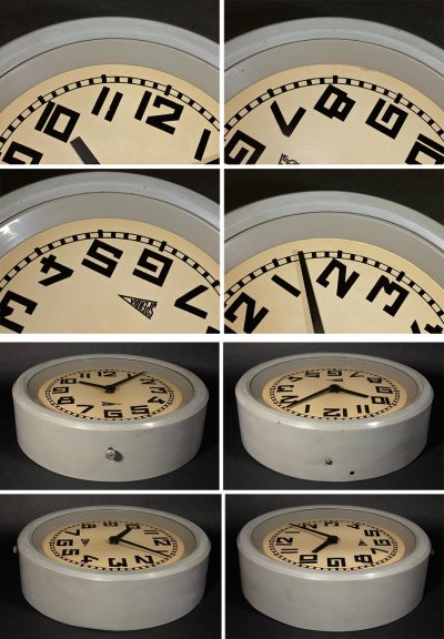 画像3: 1930's French "Art Déco" Round Wall Clock