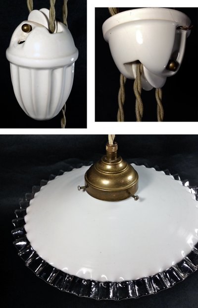 画像2: 1930-40's "Rise＆Fall" Pendant Lamp【Complete】