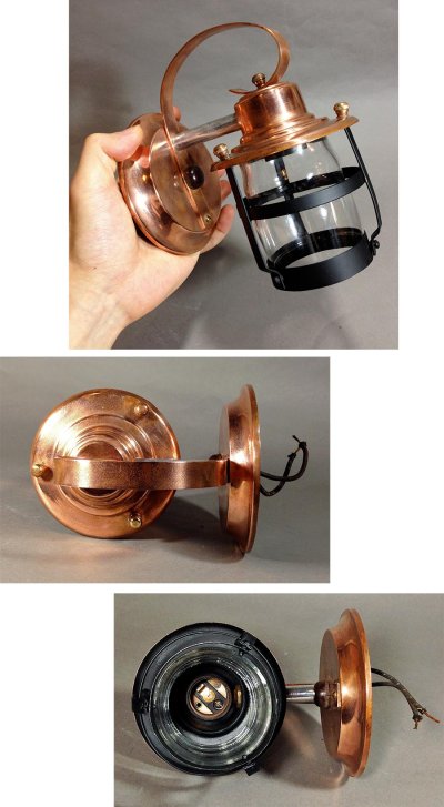 画像3: 1940's "Copper" Outside Porch Lamp