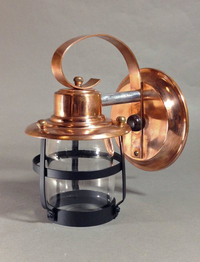 画像1: 1940's "Copper" Outside Porch Lamp