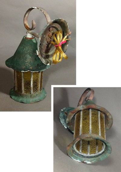 画像2: 1930-40's "Shabby Chic" Porch Lamp 