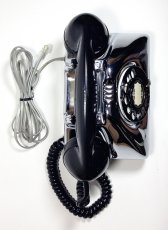 画像5: - 実働品 - 1940-early 1950's U.S.ARMY Chromed Telephone　【BLACK × SILVER】 (5)